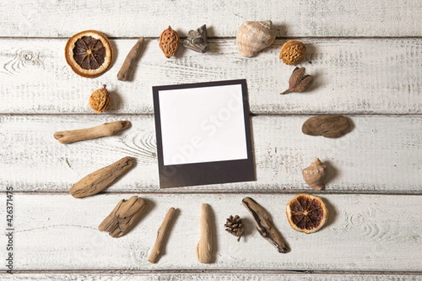 Obraz Polaroid mockup, photo frame