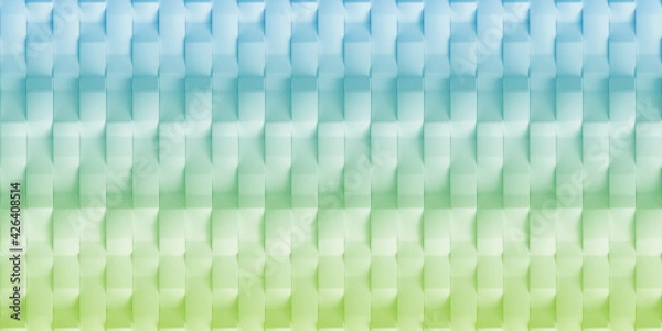 Fototapeta Geometry pastel pattern texture 3D