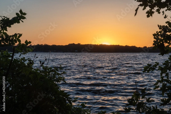 Obraz Sunset / sunrise over lake