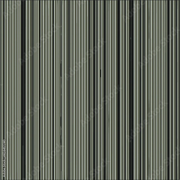 Fototapeta Pattern with a black-and-white gradient . Abstract metallic background with vertical stripes .