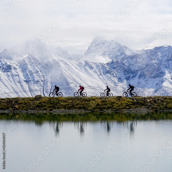Obraz landscape with snow