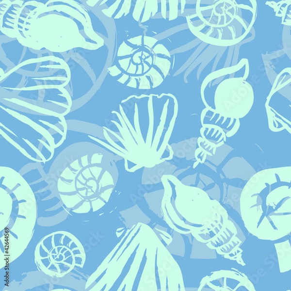 Obraz marine seamless pattern