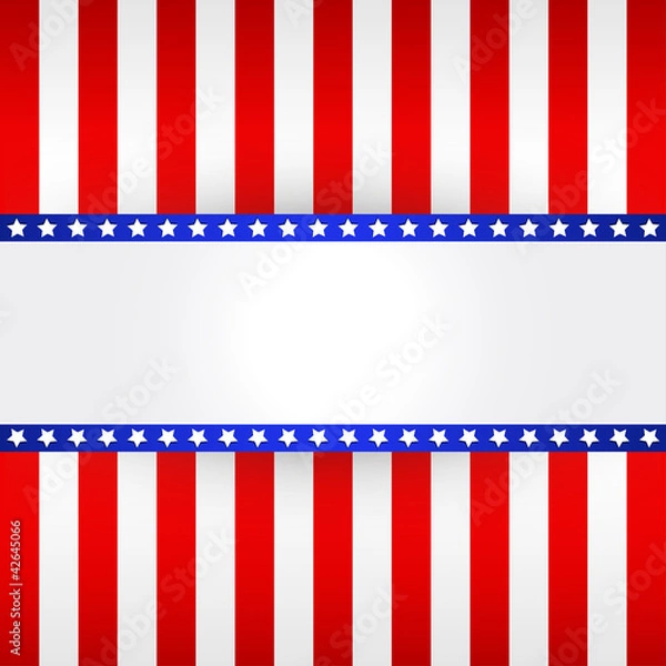 Obraz American Flag Background