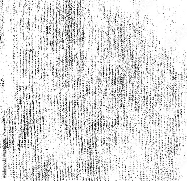 Fototapeta Rough black and white texture vector. Distressed overlay texture. Grunge background. Abstract textured effect. Vector Illustration. Black isolated on white background. EPS10