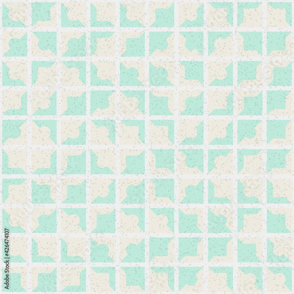 Fototapeta Abstract Geometric Pattern generative computational art illustration