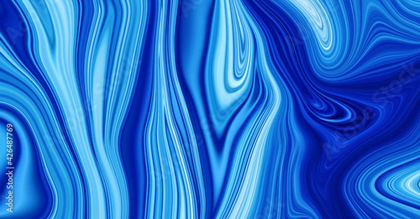 Fototapeta Blue Abstract Wallpaper/Background, Digital/Graphic Design (4 of 5)