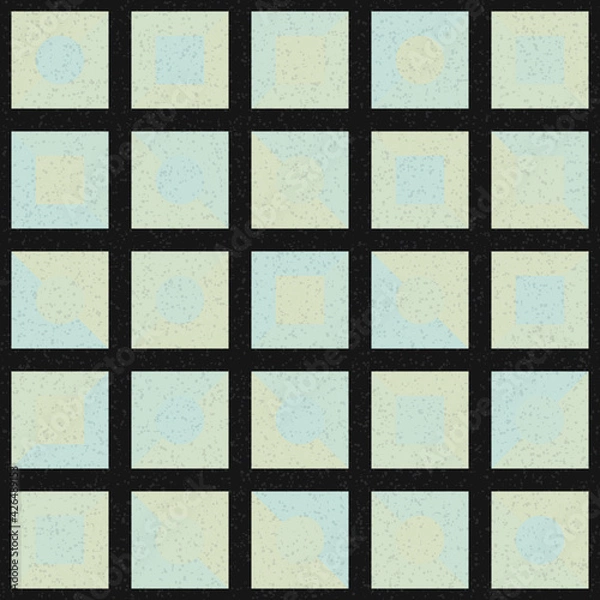 Fototapeta Abstract Geometric Pattern generative computational art illustration