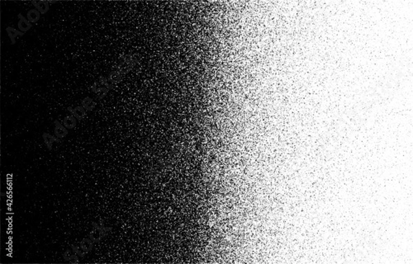 Fototapeta Grain texture Background, Abstract vector gradient noise. Mezzotint Grunge distressed isolated background.