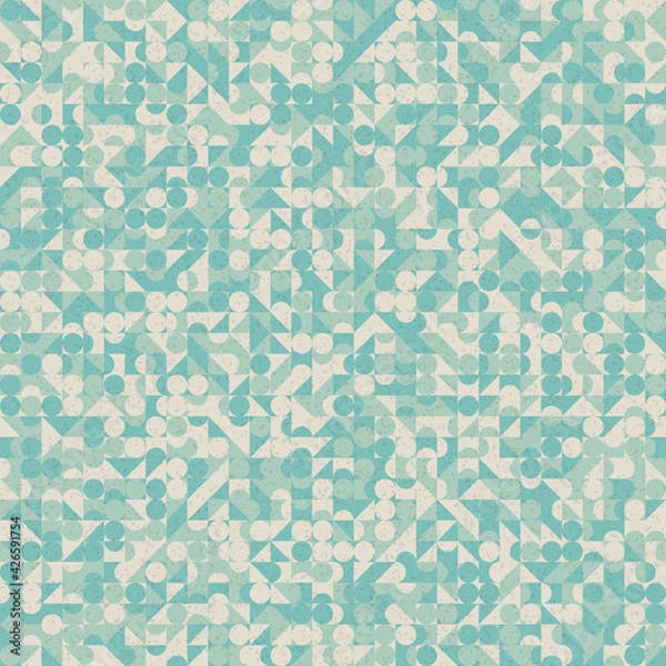 Obraz Abstract Geometric Pattern generative computational art illustration