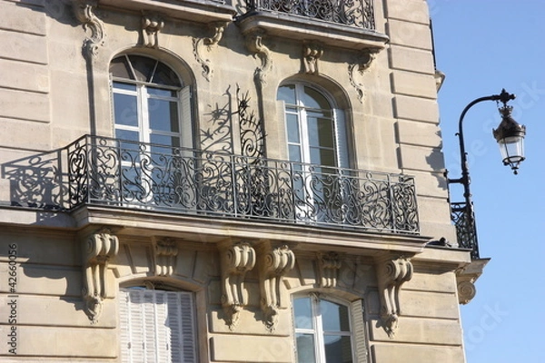 Fototapeta Immeuble parisien