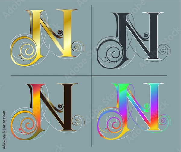 Obraz set of letters