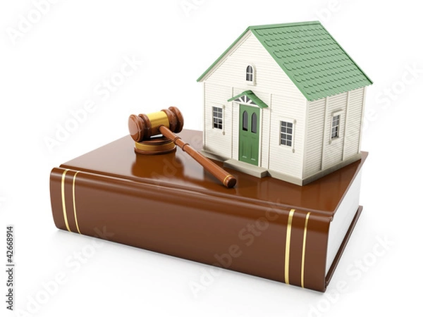 Obraz 3ä illustration: Protection of the rights of a private property.