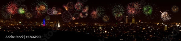 Obraz Fireworks over Barcelona