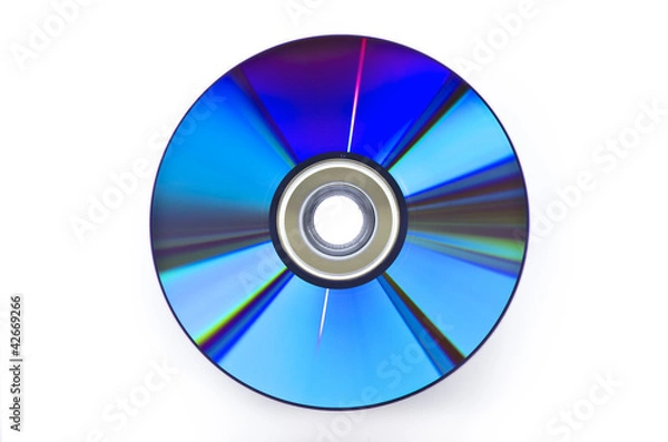Obraz 白背景のDVD