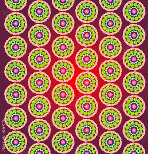 Fototapeta Vector elegant background with circle shaped pattern