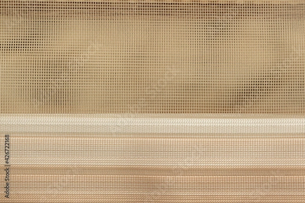 Fototapeta Textures of multicolored threads on abstract loom