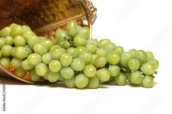 Fototapeta Green grapes