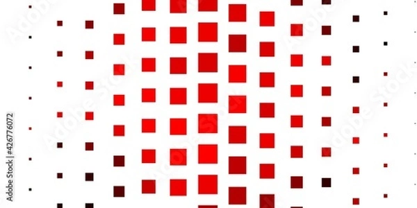 Obraz Dark Red vector texture in rectangular style.