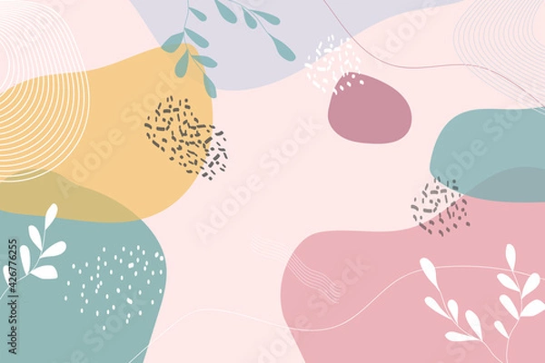 Fototapeta abstract floral background