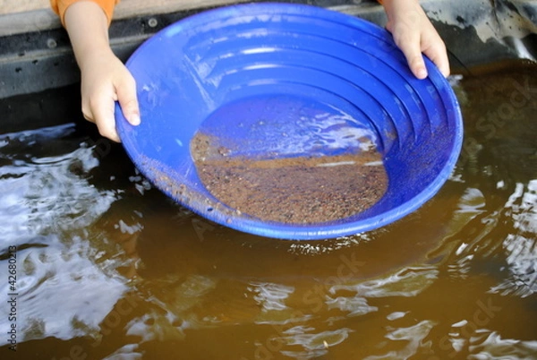 Fototapeta Goldsuche