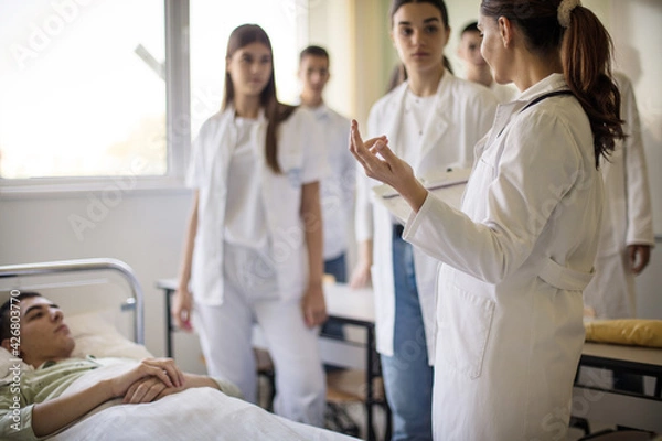 Obraz Young medical student.