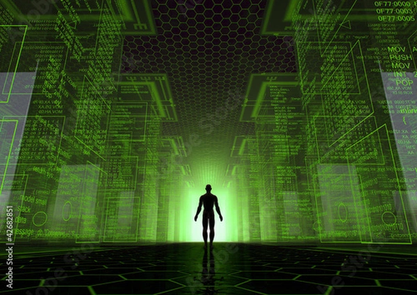 Fototapeta Świat hakerów