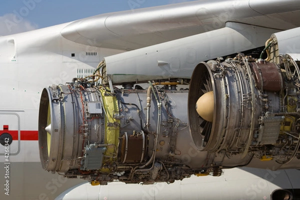 Obraz aircraft jet engine
