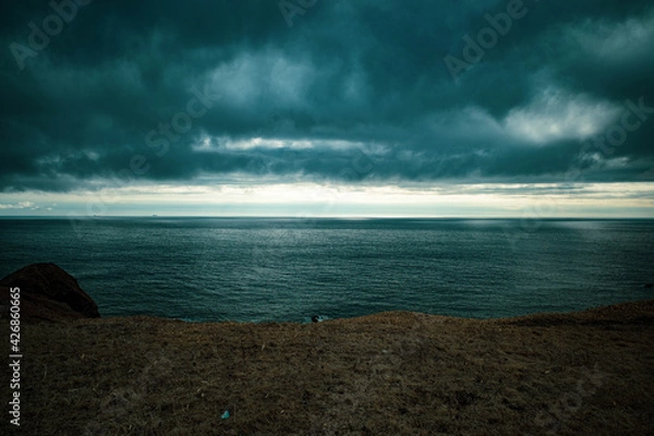 Fototapeta 雲と海の間