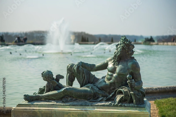 Obraz fountain in the Versailles