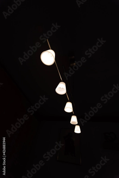 Obraz lamp on the wall