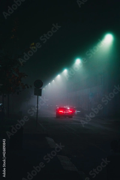 Obraz traffic in the night