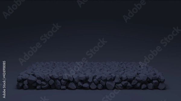 Obraz Square plate White space