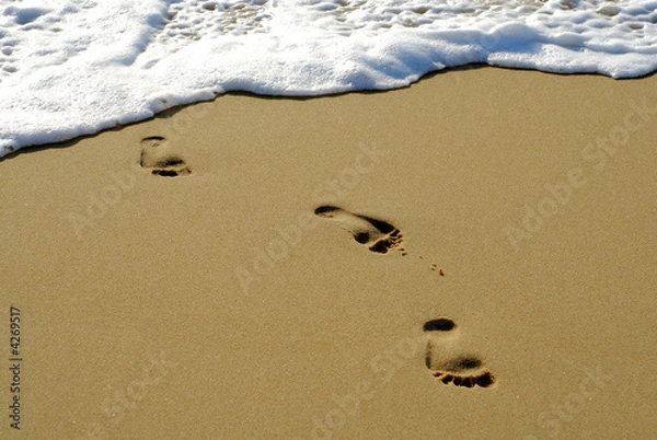 Obraz pas sur la plage 5