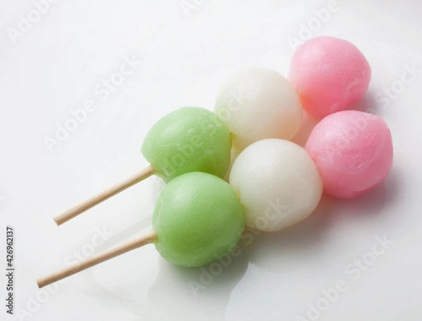 Fototapeta 三色だんご