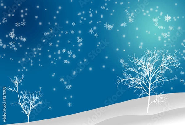 Obraz snowy landscape