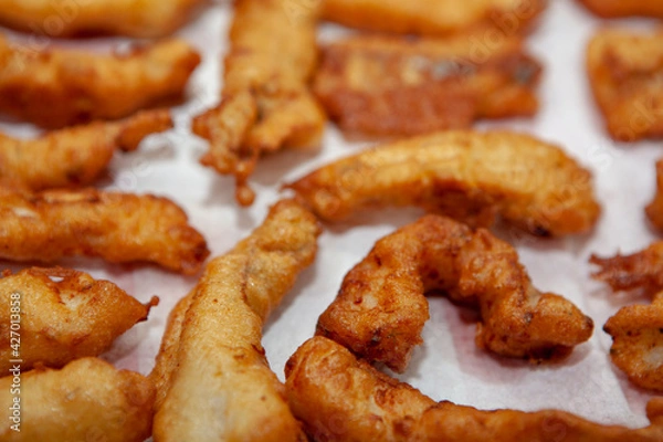 Obraz image of fried fish background 