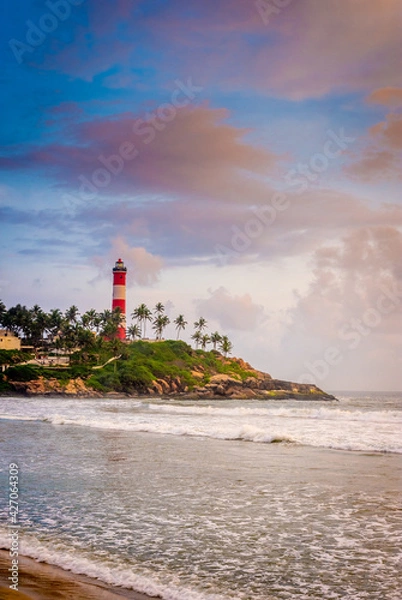 Fototapeta lighthouse on the beach