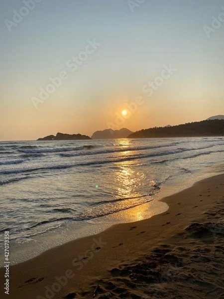 Obraz sunset at the beach