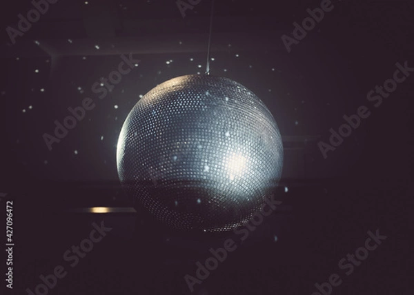 Obraz Glittering disco ball