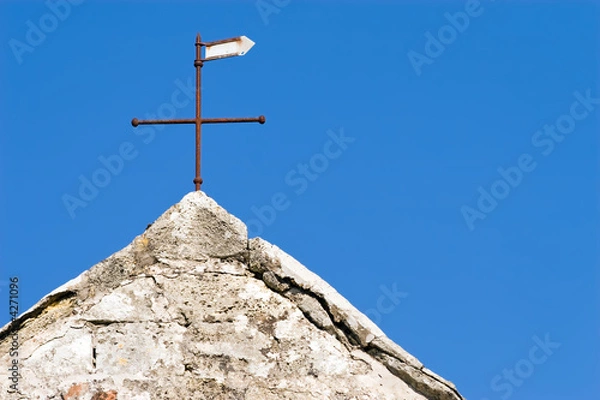 Fototapeta old house top