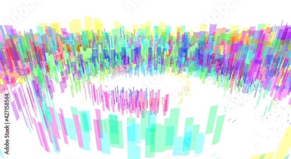 Obraz アブストラクトモダングラフィックデザインパターン背景素材