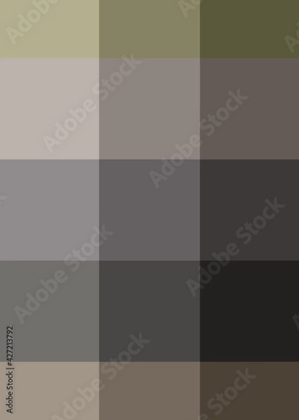 Obraz Abstract color Low-Polygones Generative Art background illustration