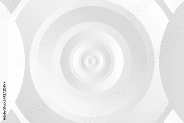 Fototapeta modern elegant abstract design with circles and gradient white and gray color
