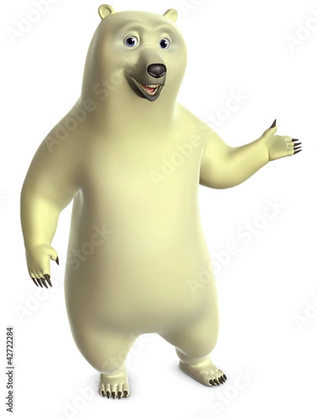 Obraz white bear