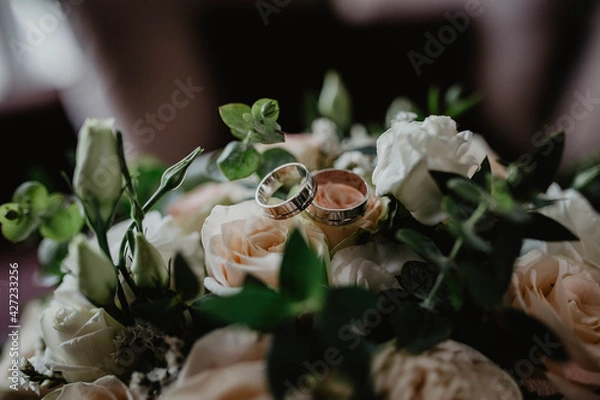 Obraz Obrączki, ślub, wesele