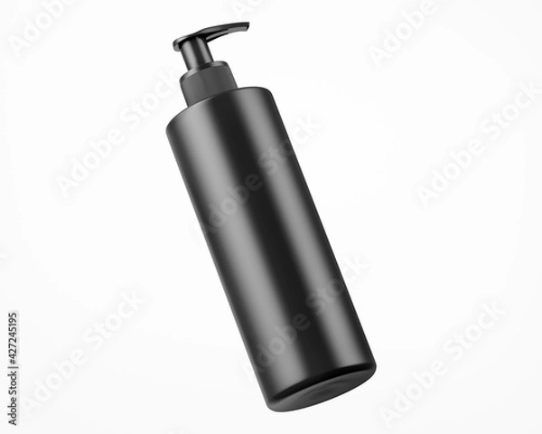 Obraz Dark Matte Soap Bottle Mockup