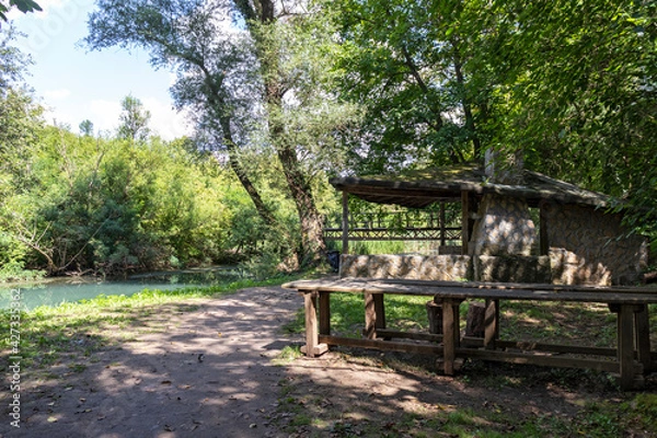 Fototapeta Iskar Panega Geopark along the Gold Panega River, Bulgaria