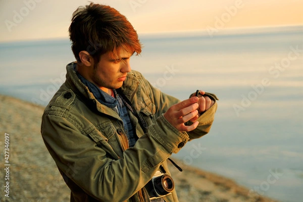 Obraz taking a photo