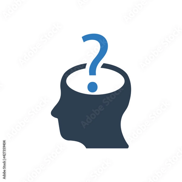 Obraz Business Confusion Icon