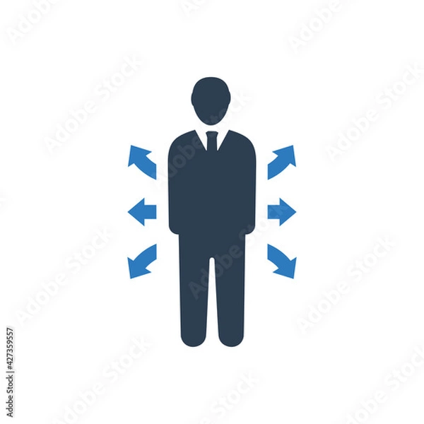 Obraz  Business Directions Icon